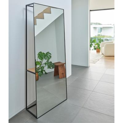 Miroir Etagère sur pied Chassis Black XL 