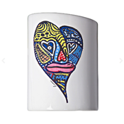 Vase Design Contemporain en Cramique Myrna