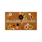 Paillasson coco Maison Fleurie - Derri�re la porte