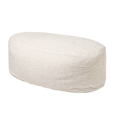 Pouf Salon Oblong Teddy Coton Bio