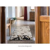 Tapis de Couloir Gatti Con Fiori - 75x190