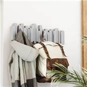 Porte Manteau Mural Sticks Multi Hook Gris